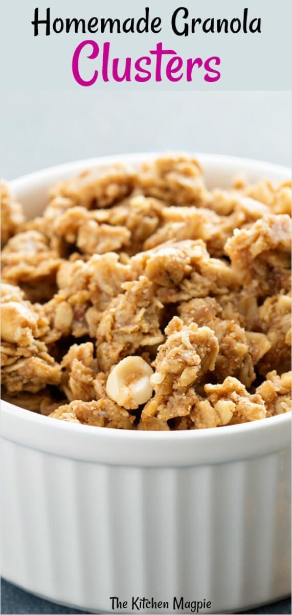 Basic Large Chunk Granola Recipe Tiffanie Recipe In 2021 Easy Granola Recipe Granola Recipe Homemade Easy Homemade Granola