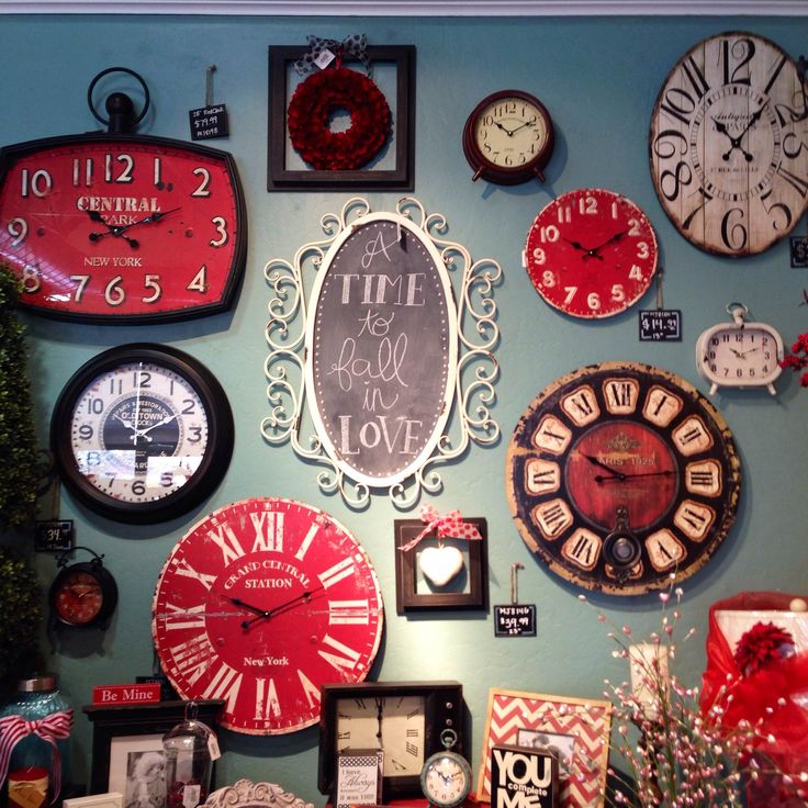 Clock Wall Decor best 20+ red clock ideas on pinterest | eclectic clocks, vintage Clock Wall Decor best 20+ red clock ideas on pinterest | eclectic clocks, vintage