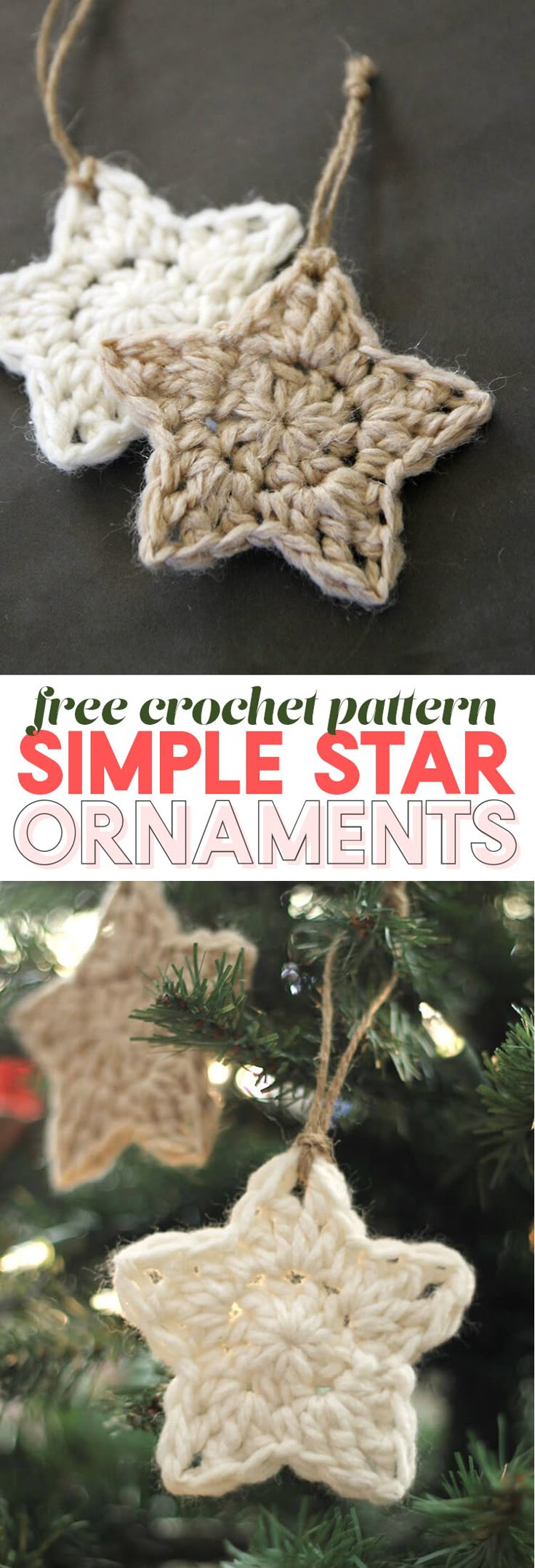 simple crochet star – christmas ornament – free crochet pattern simple crochet star – christmas ornament – free crochet pattern