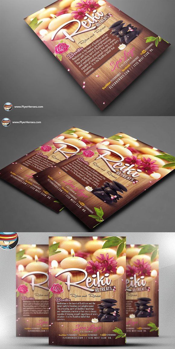 relax and retreat spa flyer template club flyers pinterest