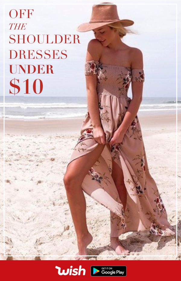 Why pay full price when you could save 50-80% on the latest trends? Download the Wish app today for free! Short Sleeve Maxi Dresses, High Slit Maxi Dress, Shoulder Maxi Dress, Long Maxi Dress, Maxi Dress With Slit, Floral Maxi Dress, Maxi Dress With Sleeves, Maxi Dress Boho Style, Summer Dresses For Women