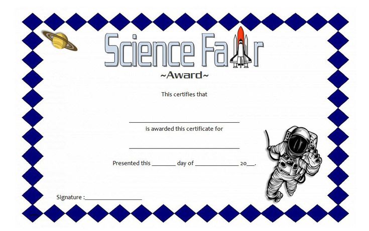 Science Fair Certificate Template Free 4 in 2020 Certificate Science Fair Certificate Template Free 4 in 2020 Certificate