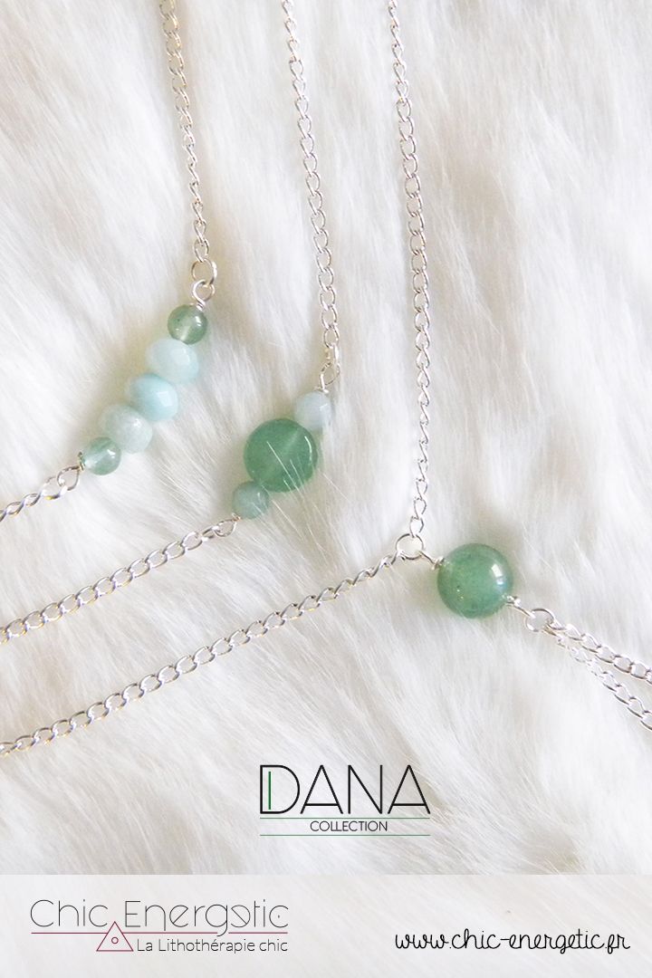 Collier en Aventurine Lithothérapie Minéral en Pierre Naturelle Bijoux Femme
