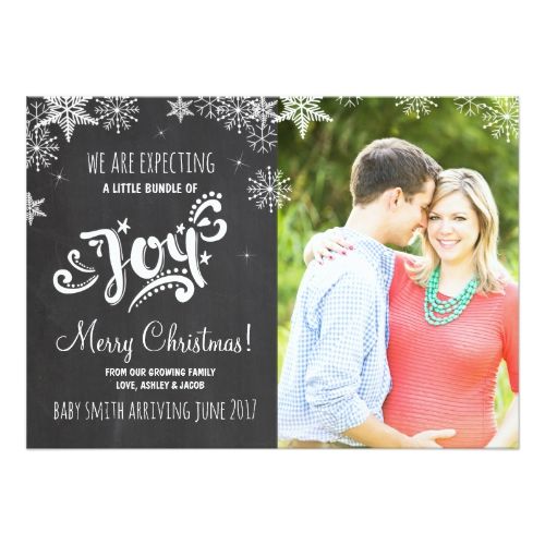 christmas cards to announce pregnancy