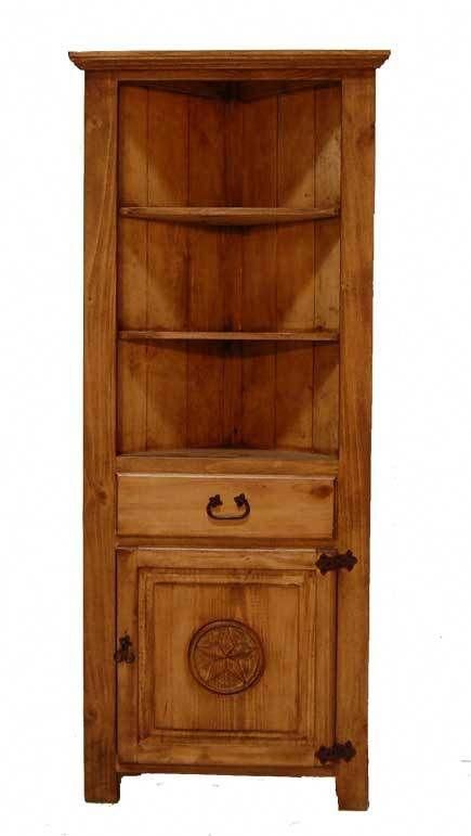 Corner Bookcase W Star Great Western Furniture Company Corner Bookcase W Star Great Western Furniture Company Rusticfurniture
