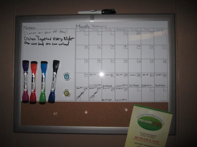 roommate chore chart excel