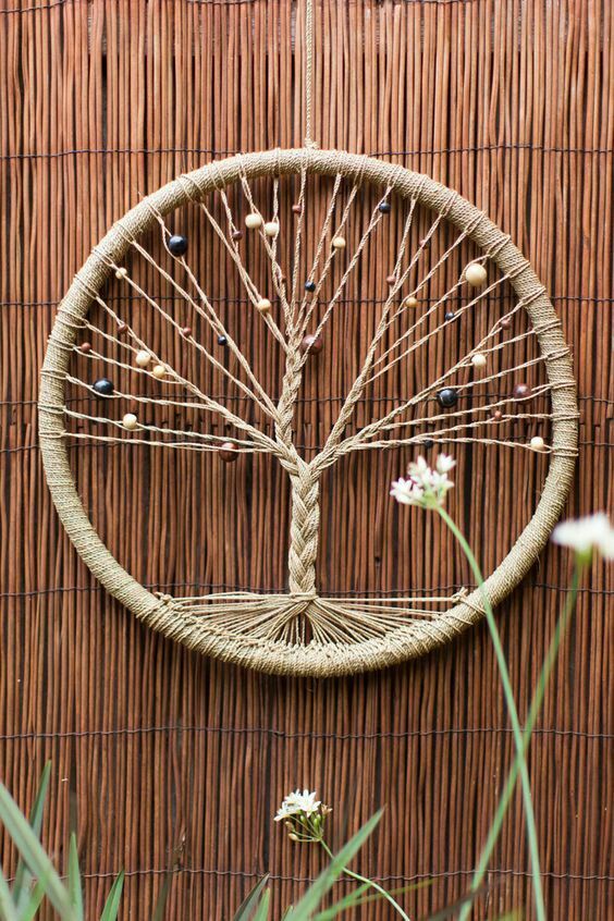 DIY tree of life dreamcatcher | Crafts to make and sell, Easy crafts to
