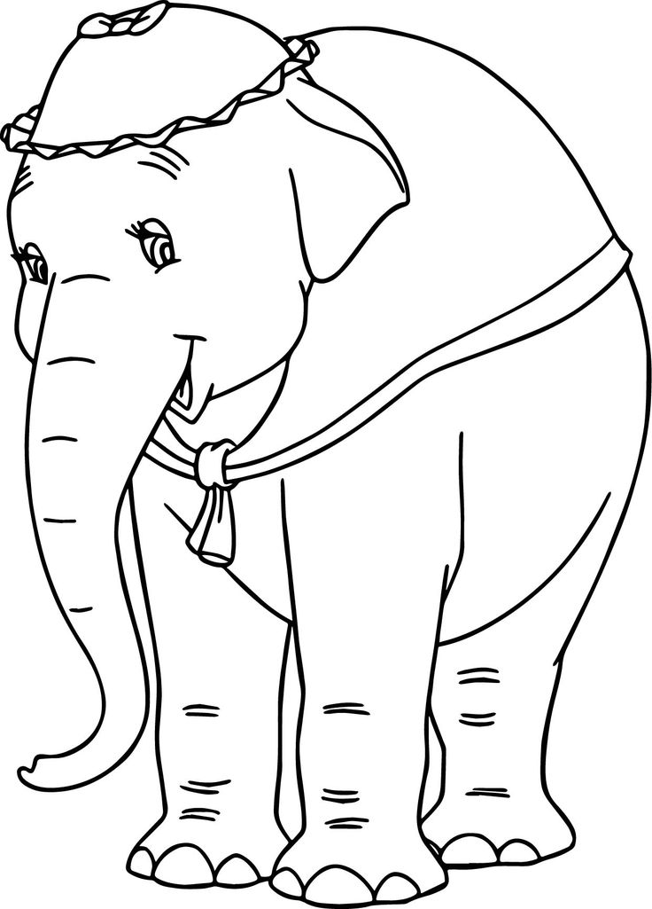 Download cool Jumbo Elephant Coloring Pages | Elephant coloring ...