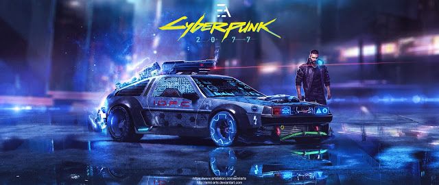 Cyberpunk 2077 Delorean DMC -12 by Emil Arts | Futuristic cars