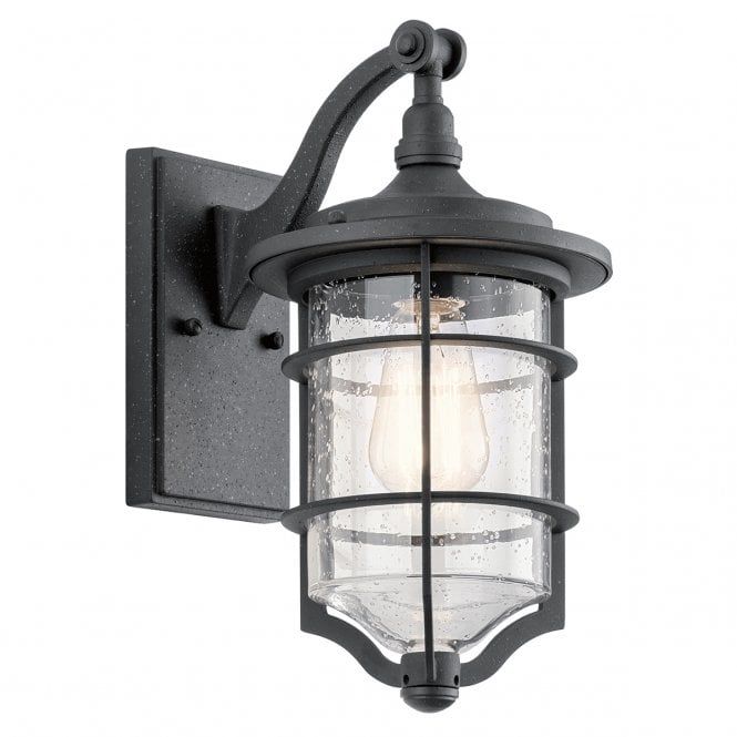 Royal Marine Nautical Style Outdoor Wall Lantern In Black Small Lighting Lights Outdoor Wall Lantern, Marine Style Outdoor Light Fixture
