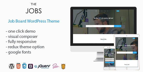 TheJobs - Job Board WordPress Theme Item DetailsCommentsSupport TheJobs - Job Board WordPress Theme - Directory & Listings Corporate Live PreviewScreenshots Share Facebook Google Plus Twitter Pinterest Add to Favorites Add to Collection job-manager WP Job Manager TheJobs has been developed from the ground up to extend WP Job Manager Plugin and all of its extendsions resume-manager Resume Manager Resume Manager is a add-on built on top of WP Job Manager which adds a resume submission form to your