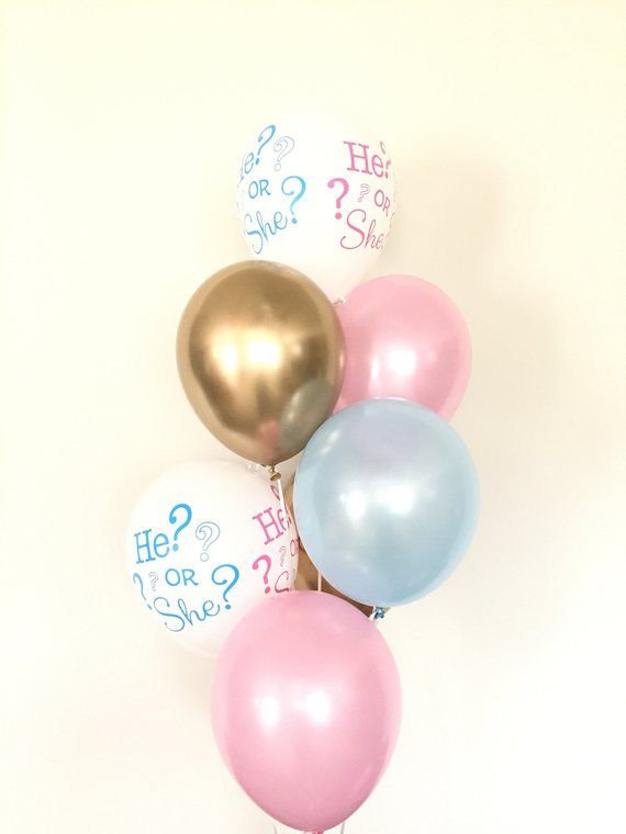 Gender Reveal Balloons Gender Reveal Baby Shower Balloons He Or Gender Reveal Balloons Gender Reveal Baby Shower Balloons He Or