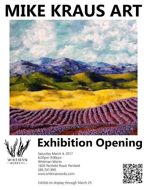 Please join me at @Whitman Works Company on March 4th for the opening of my art show. For more info: https://www.facebook.com/events/1921261001428684