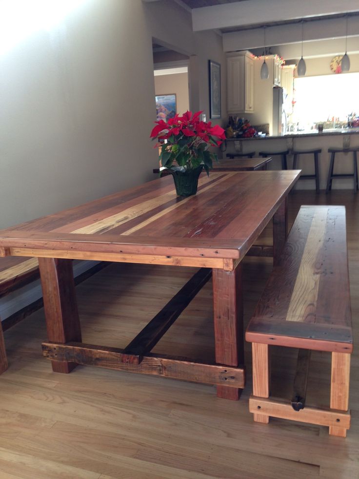 62 Best Custom Furniture By Farmyard Darlings Images On Pinterest Custom Farm Table And Benches
