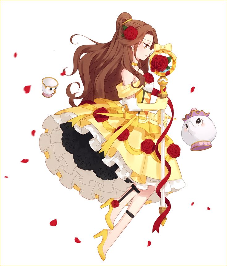 Disney princess anime belle