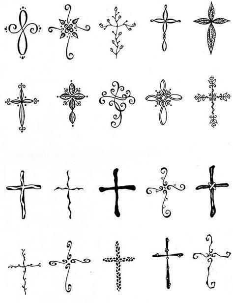 an image of cross tattoos on the screen