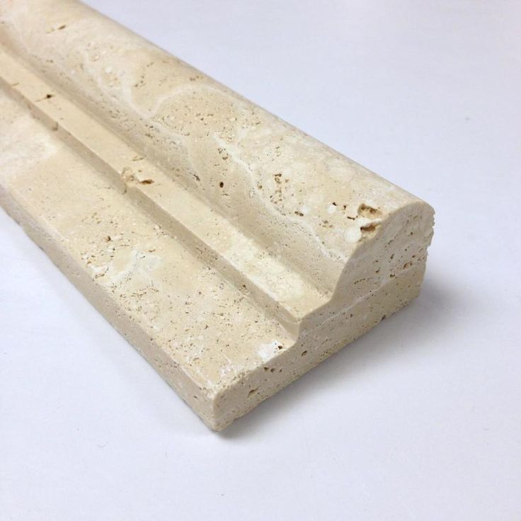 Stone Chair Rail Molding Ivory Travertine 2 X 12 Stone Chair Rail Molding Ivory, Travertine Chair Railway