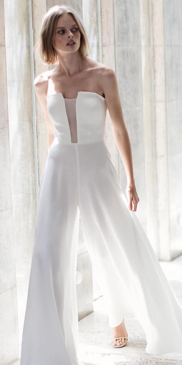 Trend 2019: 27 Wedding Pantsuit And Jumpsuit Ideas ❤ See more