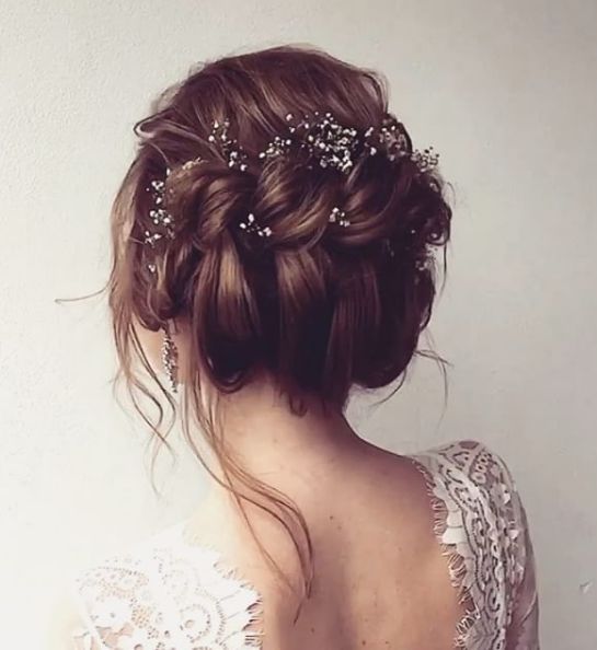 Hairstyle For Wedding 24 creative unique wedding hairstyles from creative hairstyles with romantic loose curls to Messy Double Twisted Updo Wedding Hairstyle Hairstyle For Wedding ulyana aster wedding hairstyle inspiration Messy Double Twisted Updo Wedding Hairstyle