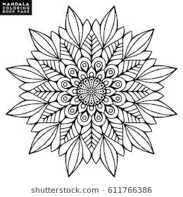 Flower Mandala. Vintage decorative elements. Oriental pattern, vector illustrati...