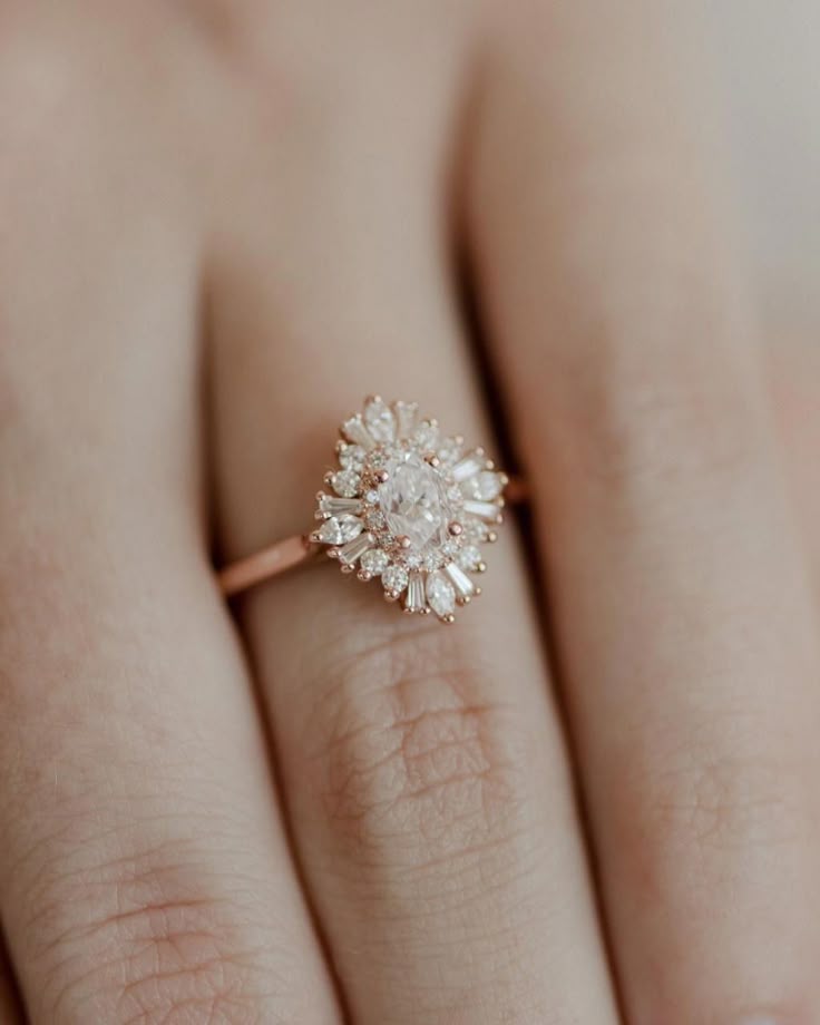 Unique vintage style engagement ring from Evorden. #WCvendor #diamonds #engaged ...