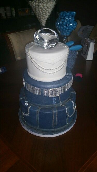 12 Best Demin And Diamond Images On Pinterest Denim Diamonds Denim Diamonds Cake Lavish Cupcakes Vaughan