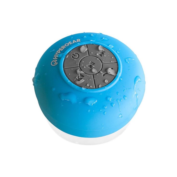 Hands-free Speakerphone With Built-in Microphone For Calls//Playlist /& Volume Control HyperGear H2O Water Resistant Wireless Indoor//Outdoor HD Shower Speaker 3.0 Bluetooth Technology 6hrs Playtime