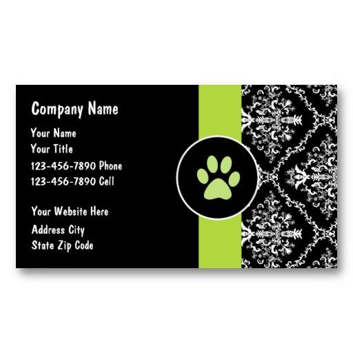 21 Best Pet Grooming Business Cards Images On Pinterest Pet Care Business Cards