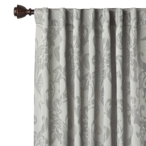 New Fieldcrest Luxury Gray Ogee Window Panel Curtain Drape 54x84 New Fieldcrest Luxury Gray Ogee Window Panel Curtain Drape 54x84 Washable Decor Ideas