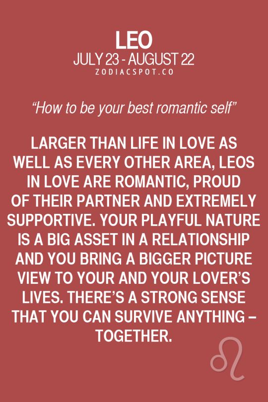 Leo guy traits