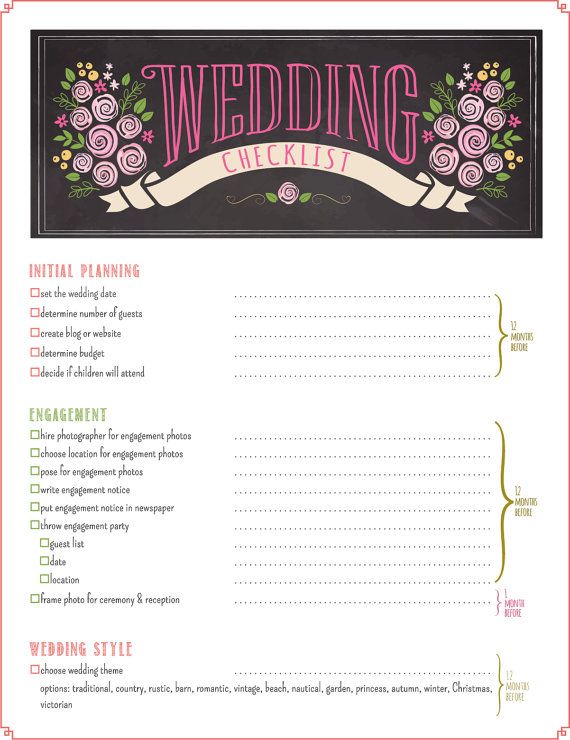 42 best ETSY SHOP images on Pinterest Wedding ceremony checklist - wedding checklist pdf 42 best ETSY SHOP images on Pinterest Wedding ceremony checklist - wedding checklist pdf