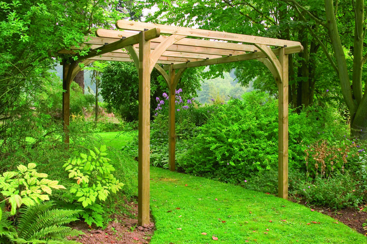 Buy single pergola arch forest