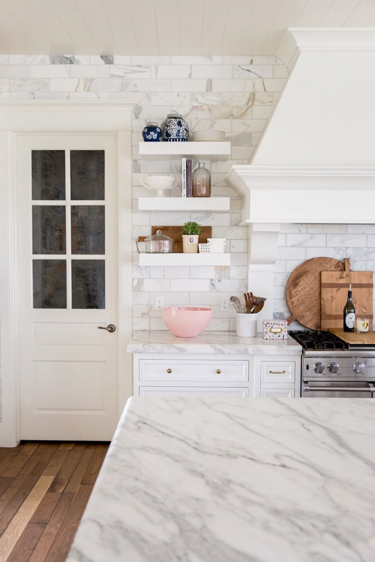 White Kitchen Marble White Kitchen Marble