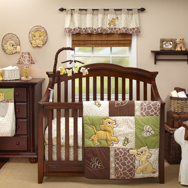 201 Best Nursery Images On Pinterest Babies Rooms Child Room And The Lion King 4 Piece Crib Bedding Set
