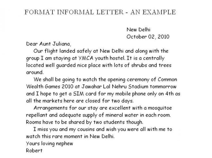 Examples of informal essay