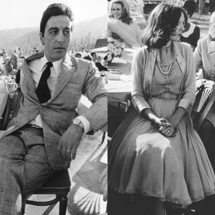Al Pacino and Diane Keaton, The Godfather. | The godfather, Al pacino