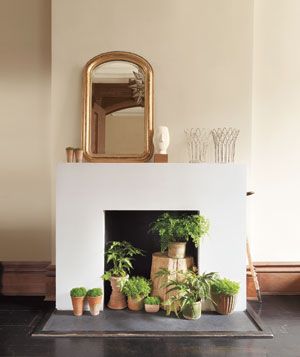 Dress Up An Unused Fireplace Easy Decorating Ideas Dress Up An Unused Fireplace