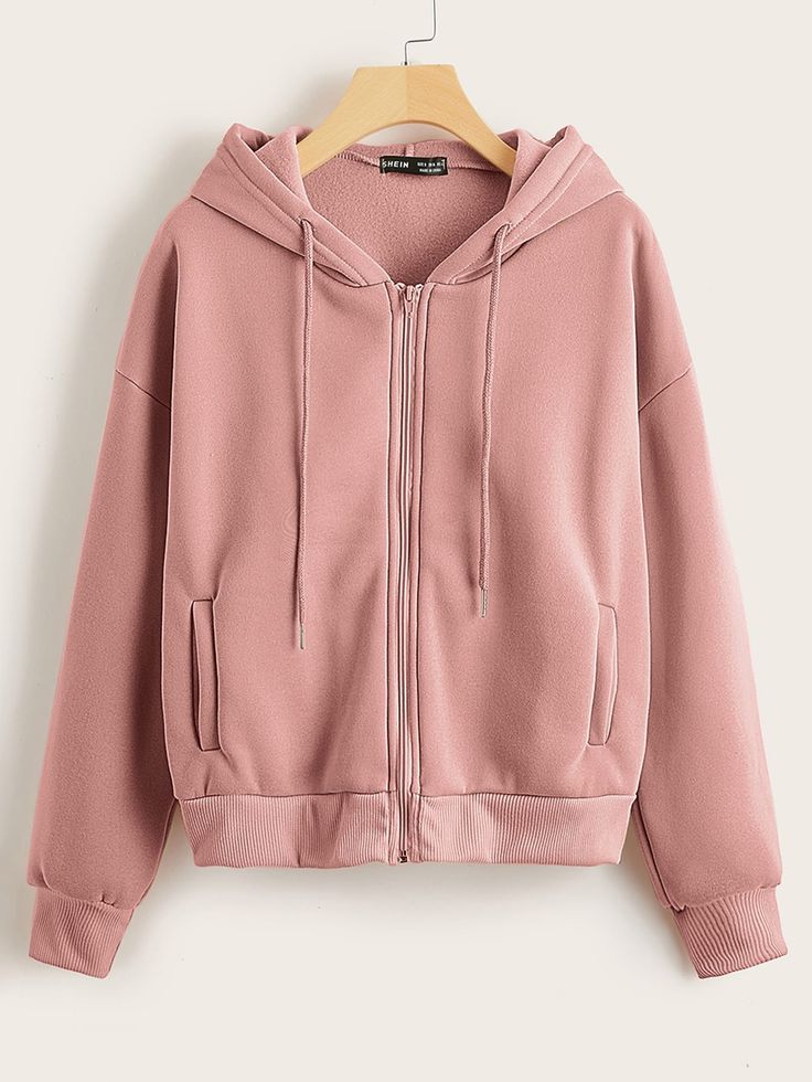 Cocila Womens Ladies Teen Girls Autumn Winter Plain Long Sleeve Drawstring Hooded Sweatshirt Pullover Tops