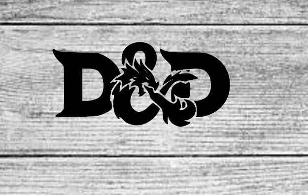 Dungeons and Dragons ~ Stencil ~ Multiple Sizes ~ Custom Stencil