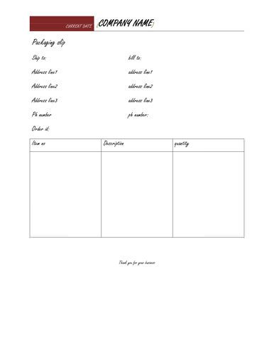 10 best Packing List Template images on Pinterest Packing slip - packing slips for shipping 10 best Packing List Template images on Pinterest Packing slip - packing slips for shipping