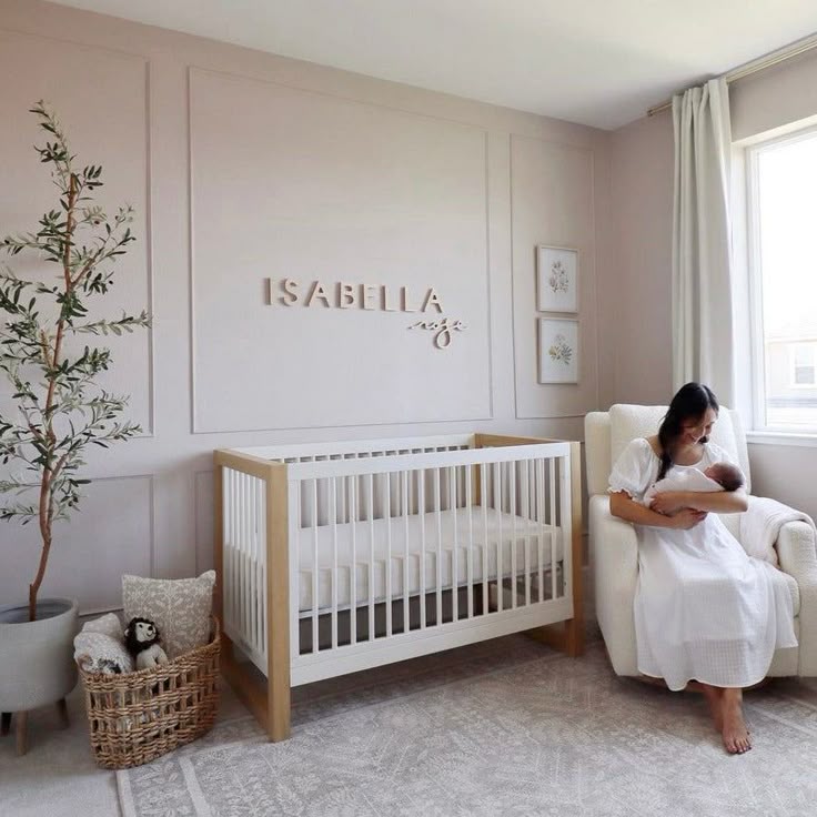 Maple Nursery Name Sign And Script Girl Nursery Room Baby Room maple-nursery-name-sign-and-script-girl-nursery-room-baby-room