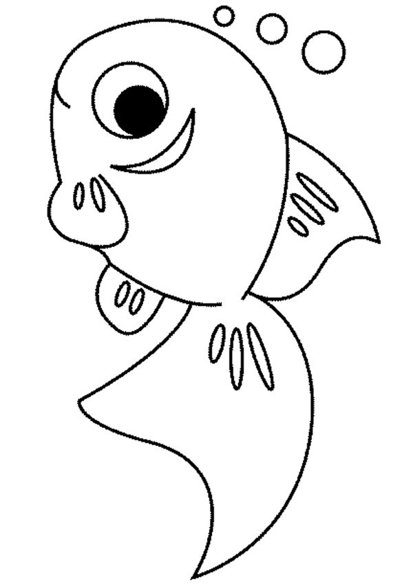 Cartoon Fish Coloring Pages Free Printable Coloring Pages Free Kidswoodcrafts In 2020 Nemo Coloring Pages Disney Coloring Pages Fish Coloring Page