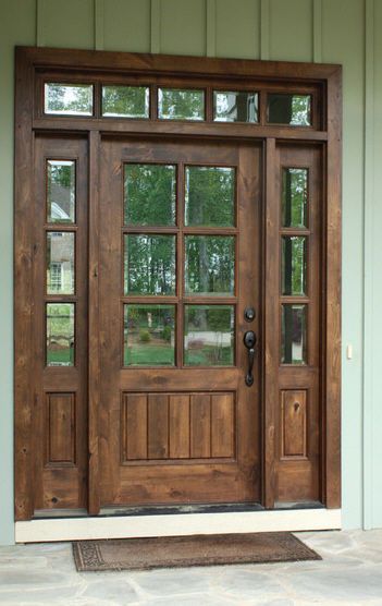 wood front door with sidelights rustic knotty alder craftsman entry door with side lites dream home pinterest doors exterior doors and entry wood front door with sidelights rustic knotty alder craftsman entry door with side lites dream home pinterest doors exterior doors and entry