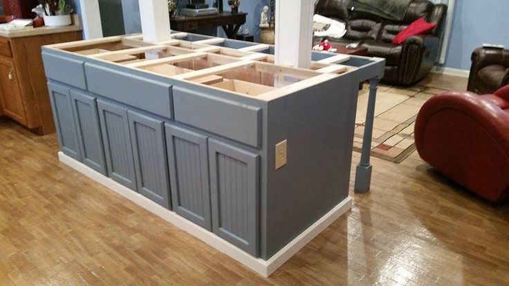 Kitchen Island Against Basement Stairs Kitchen Island Against Basement Stairs
