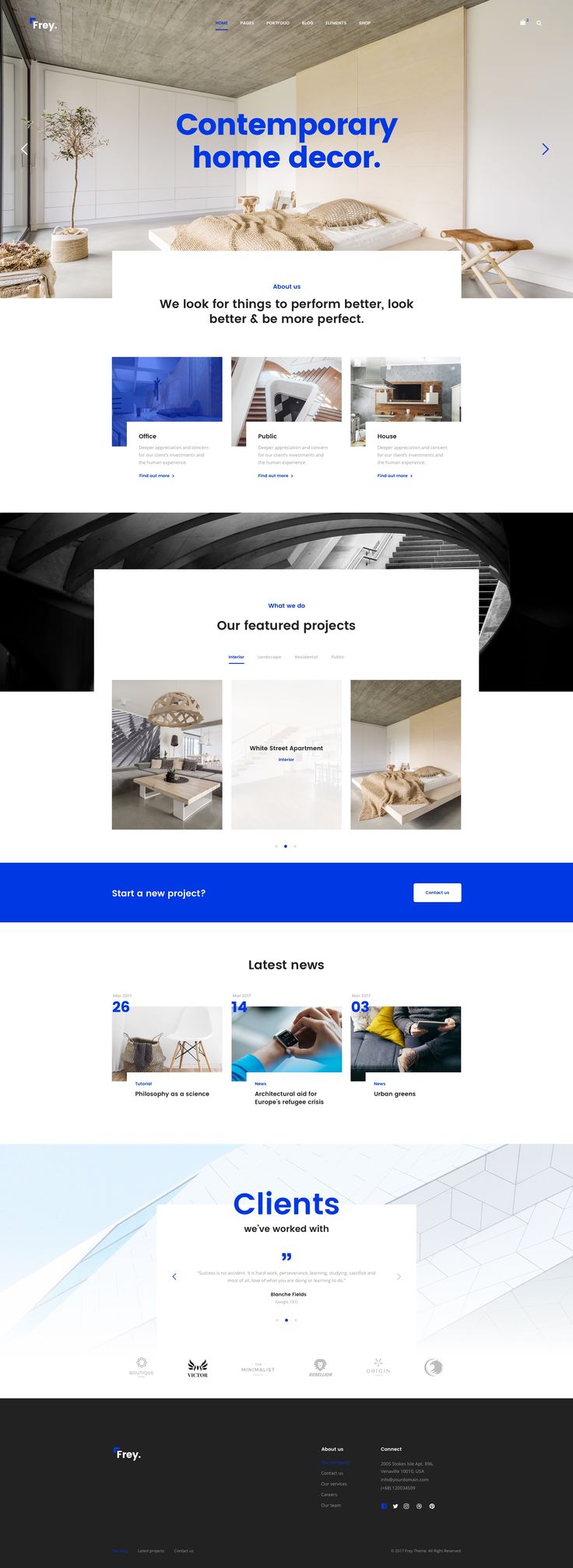 architecture portfolio template