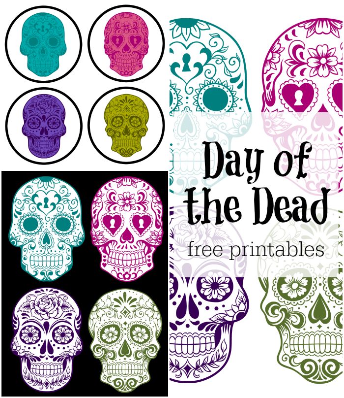 Day Of The Dead Printable Craft Day Of The Dead Printable Craft