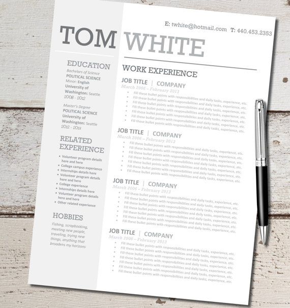 download resume templates free