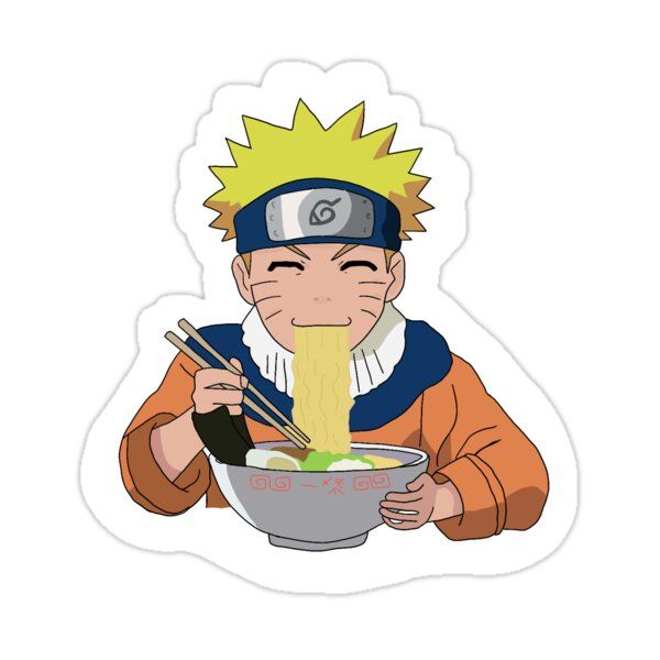 Naruto Eating Ramen Transparent - NUTORU