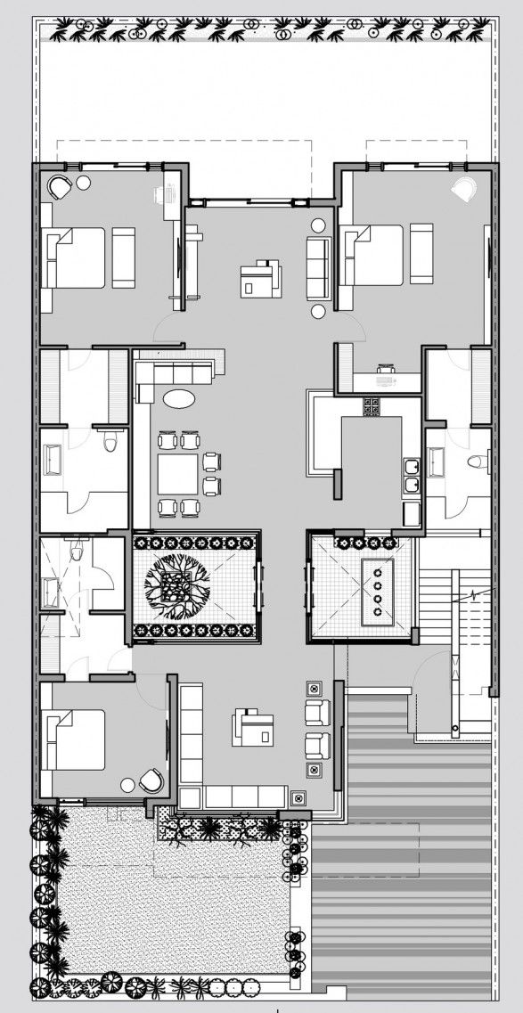 18 best Courtyard House Plans images on Pinterest | Courtyard ... 18 best Courtyard House Plans images on Pinterest | Courtyard ...