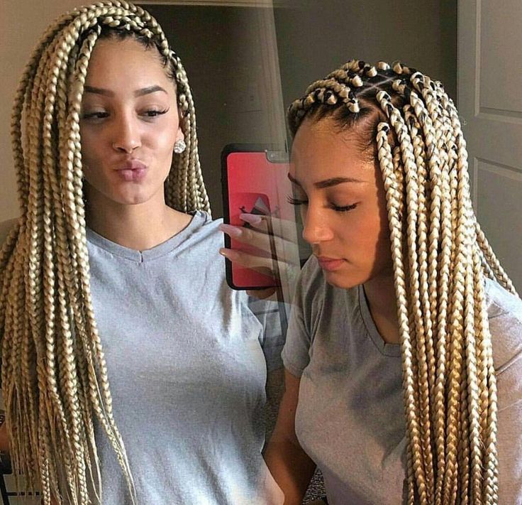 Braids bei blonden